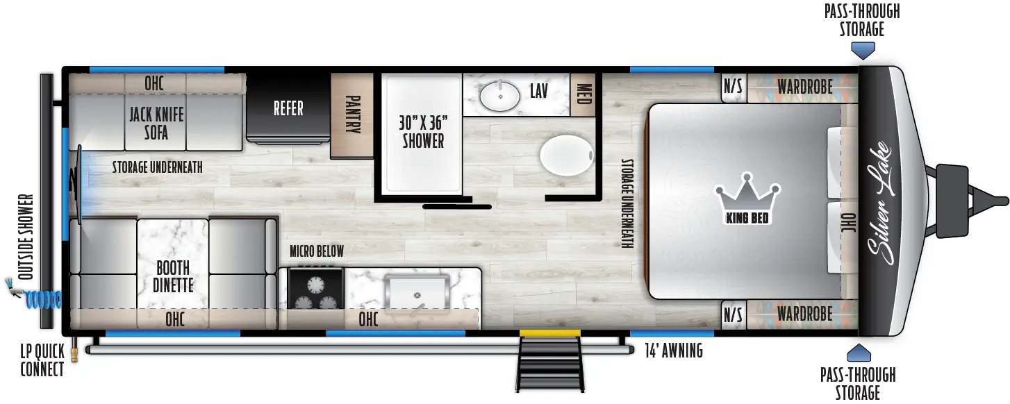 Silver Lake 2300RD Floorplan